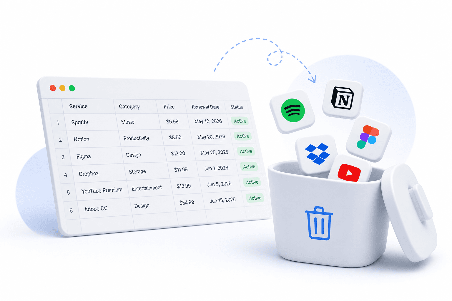 Stop Tracking Your Subscriptions in a Spreadsheet
